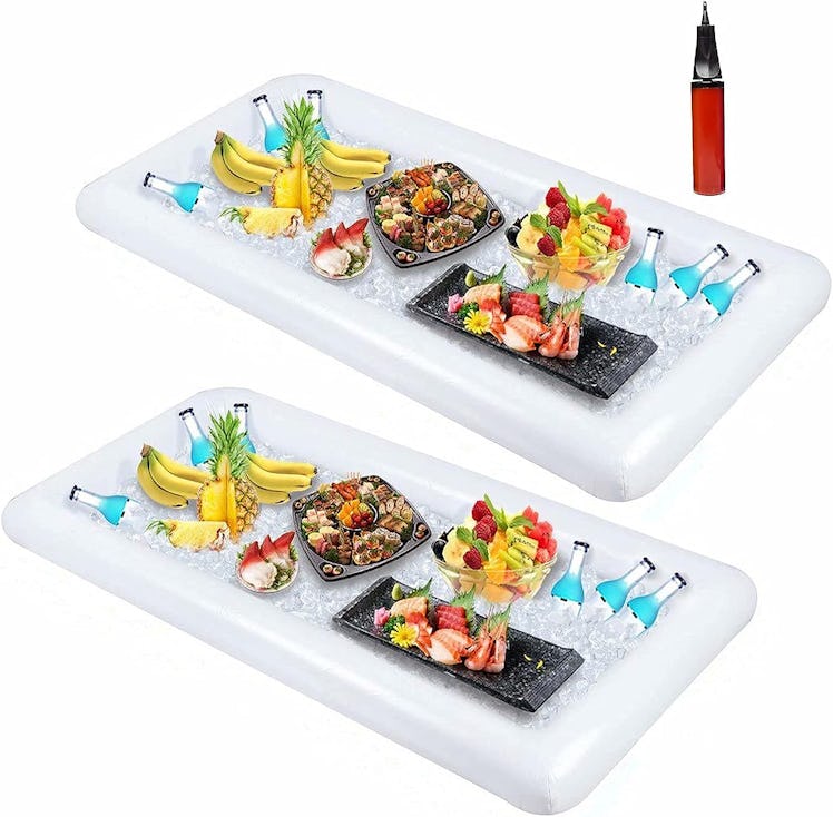 Moon Boat Inflatable Serving/Salad Bar (2-Pieces)