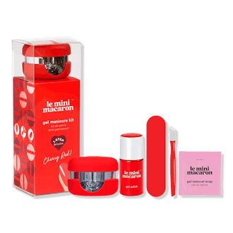 Le Mini Macaron 1-Step Gel Manicure Kit, Cherry Red