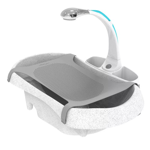 e4a6f06d e8eb 4ae8 8597 591a3d639430 the first years rain shower baby spa newborn to toddler tub with soothing spray showerhead