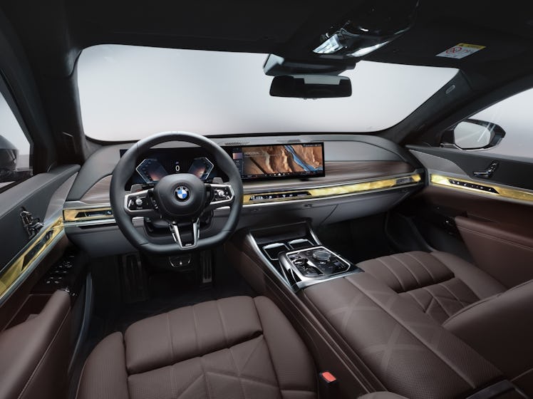 BMW i7 Protection all-electric sedan's interior