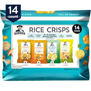 Quaker Rice Crisps Sweet and Savory Variety Pack, 14 count