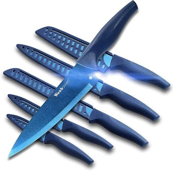 Wanbasion Blue Professional Kitchen Knife Chef Set (6 Pieces)