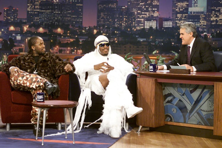 THE TONIGHT SHOW WITH JAY LENO -- Episode 1974 -- Pictured: (l-r) Musical guests Antwan "Big Boi" Pa...