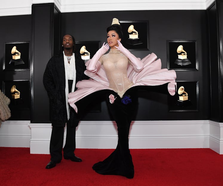 Offset and Cardi B attend the 61st Annual GRAMMY Awards at Staples Center on February 10, 2019 in Lo...
