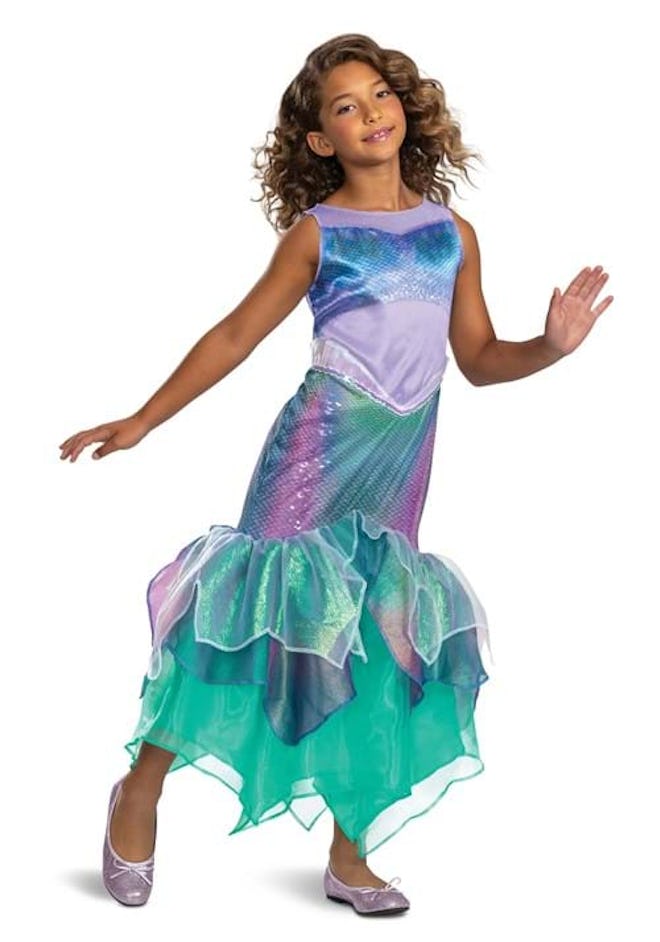 Kids' Little Mermaid Live Action Deluxe Ariel Costume Dress