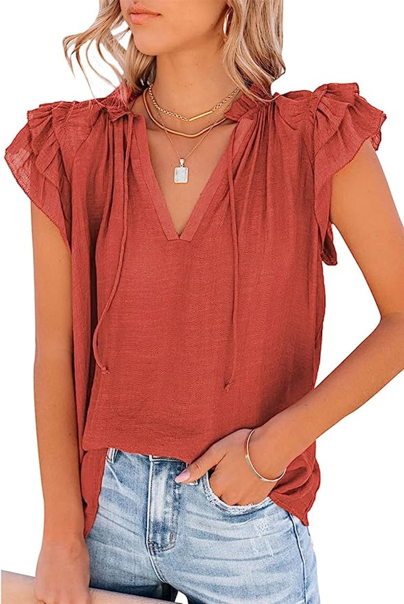 Dokotoo V-Neck Top