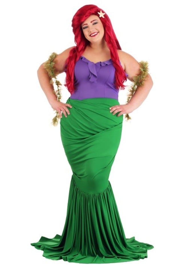 plus-size mermaid halloween costume
