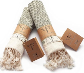 Smyrna Turkish Cotton Hand Towels (Set Of 2)