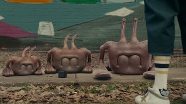 The Vuvv aliens seen in Landscape With Invisible Hand.