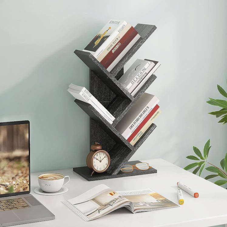 Hoctieon 4 Tier Tree Bookshelf