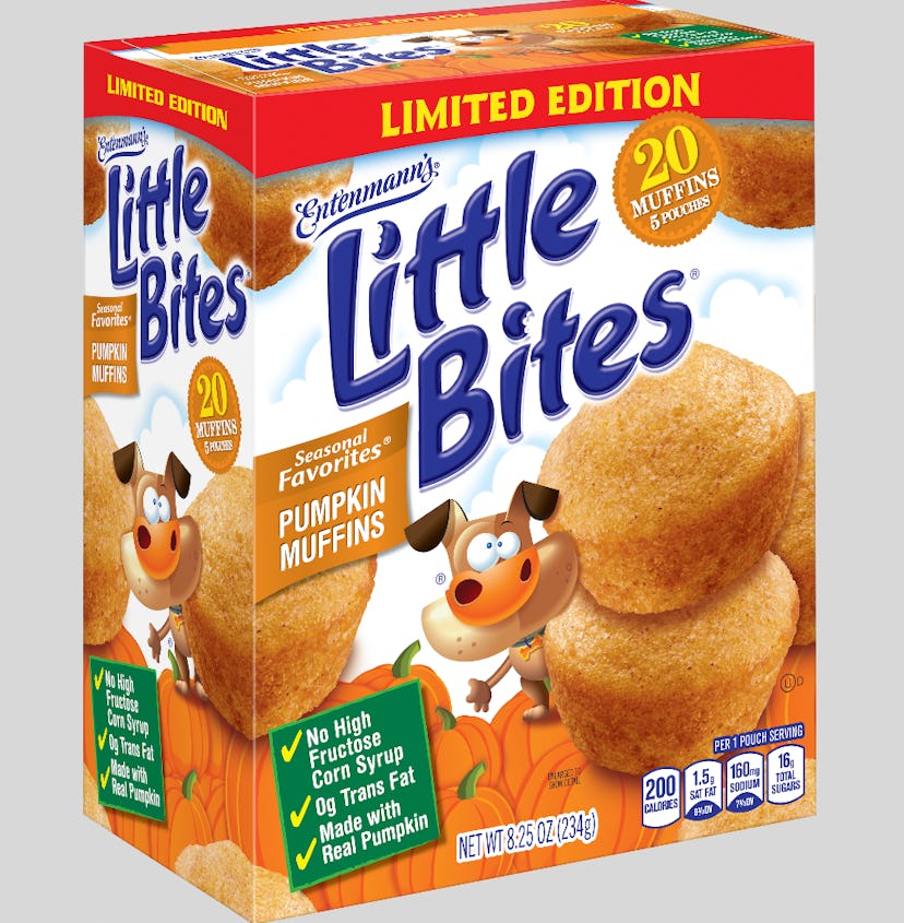 little bites pumpkin muffins