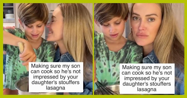 Pro-dancer Peta Mergatroyd is taking flack for a video she posted about why she's teaching her son t...
