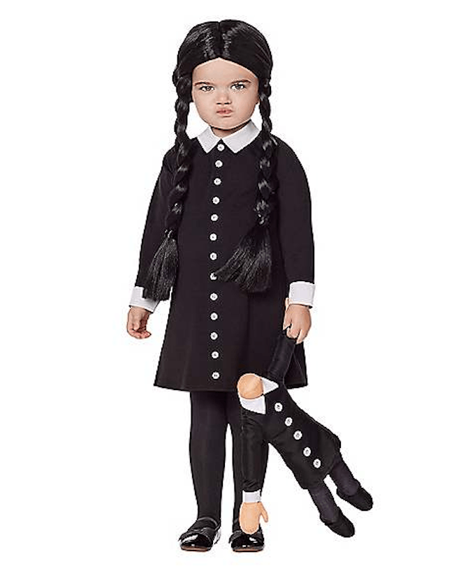 Toddler Wednesday Addams Costume