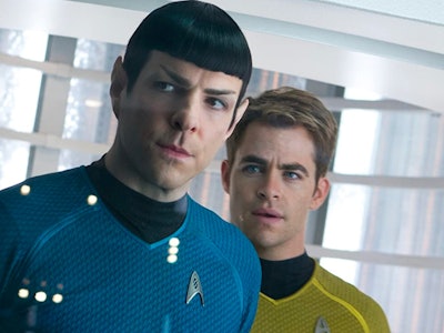 Zachary Quinto and Chris Pine in Star Trek Beyond