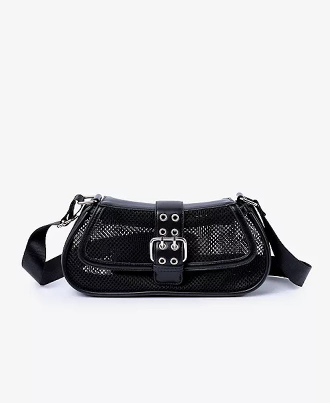 Skinnydip London Black Mesh Shoulder Bag