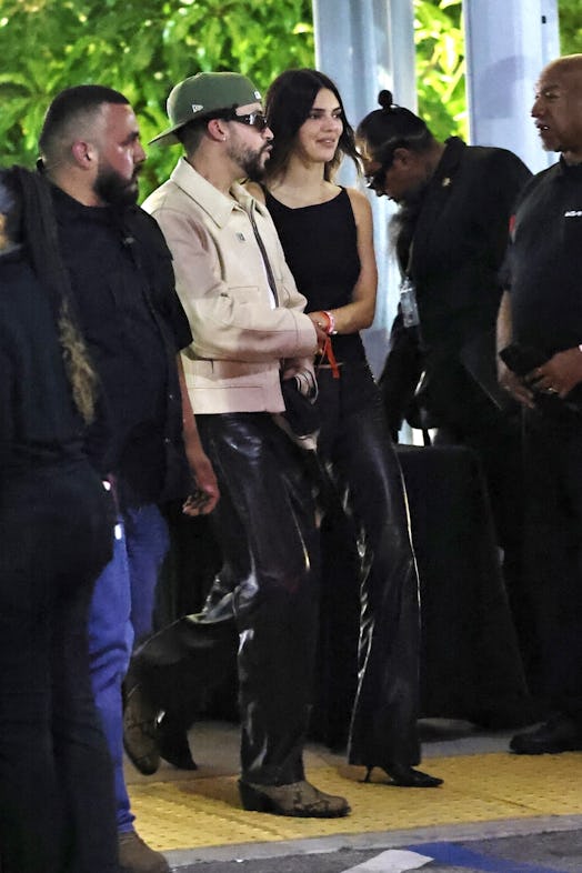 Kendall Jenner and boyfriend Bad Bunny seen attending Drake’s LA “It’s All A Blur”Concert.