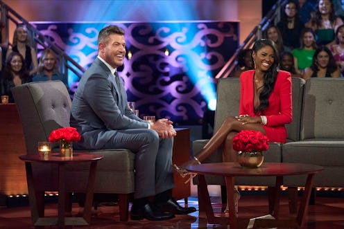 Jesse Palmer & Charity Lawson at the 2023 Bachelorette "Men Tell All" taping, via ABC's press site