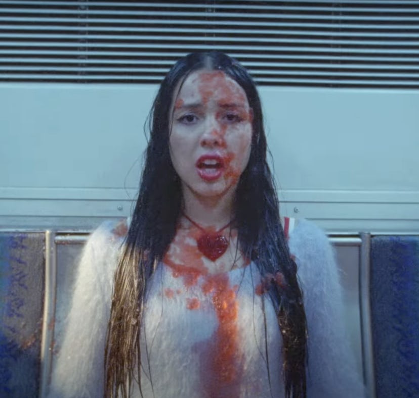 Olivia Rodrigo's "bad idea right?" music video references several teen shows and movies.
