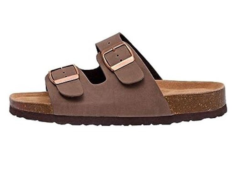 CUSHIONAIRE Cork Footbed Sandal 