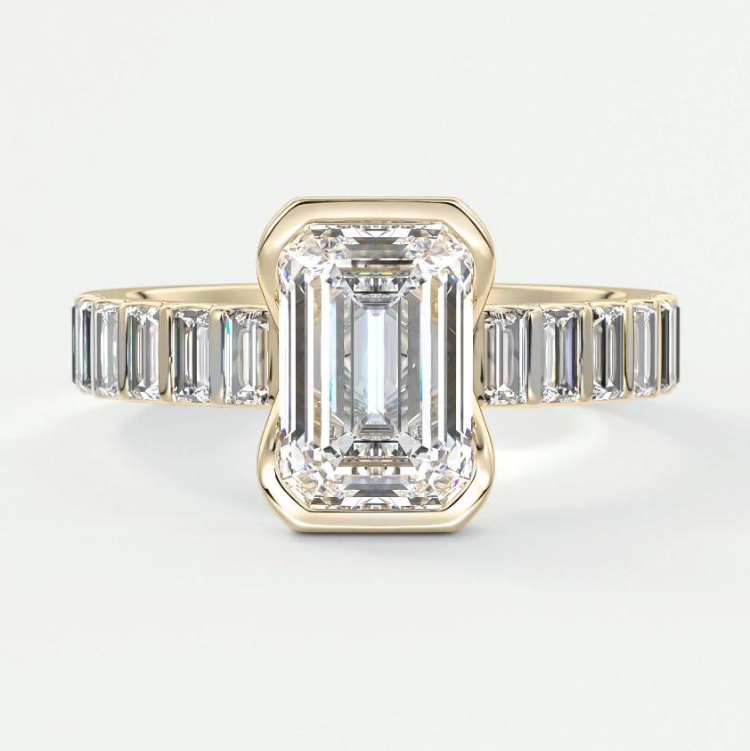 The Deco Clutch | Emerald