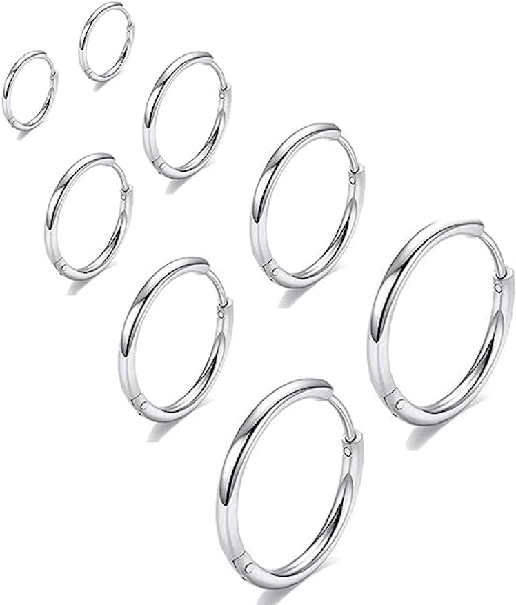 Gabry&jwl Stainless Steel Hoops Earrings