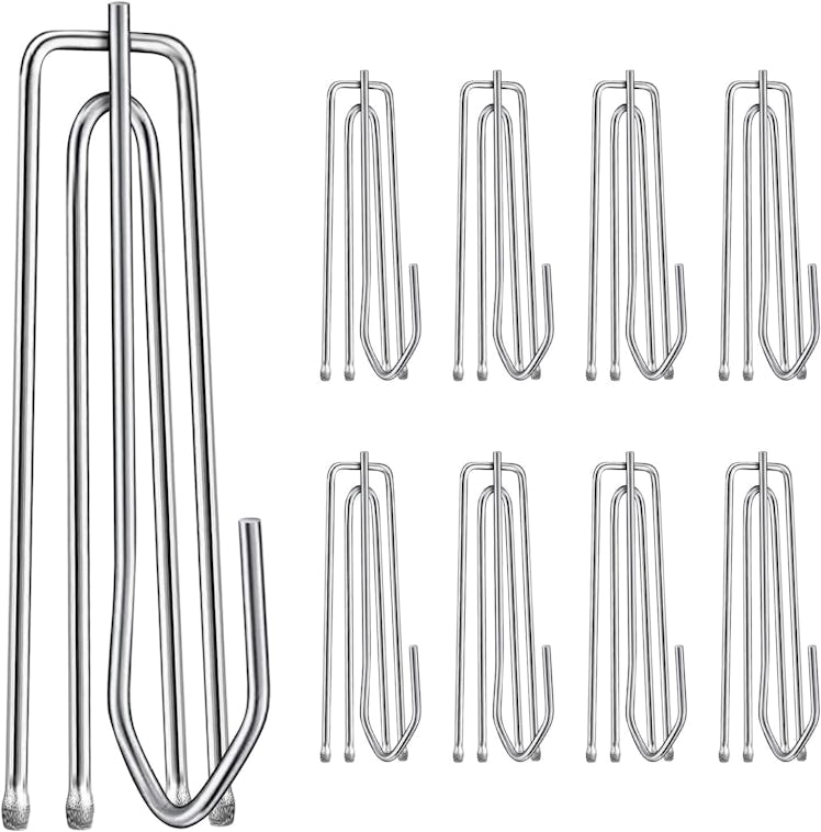 VRSS Stainless Steel 4 Prong Pleat Hooks (30 Pcs)