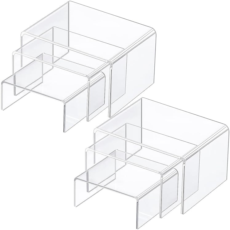 Chuangdi Acrylic Display Risers — 2 Sets