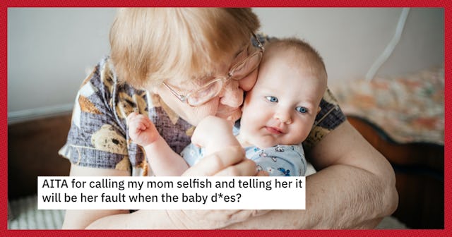 A new mom posted in the “Am I The A**hole?” Reddit thread, seeking advice from others about her cont...