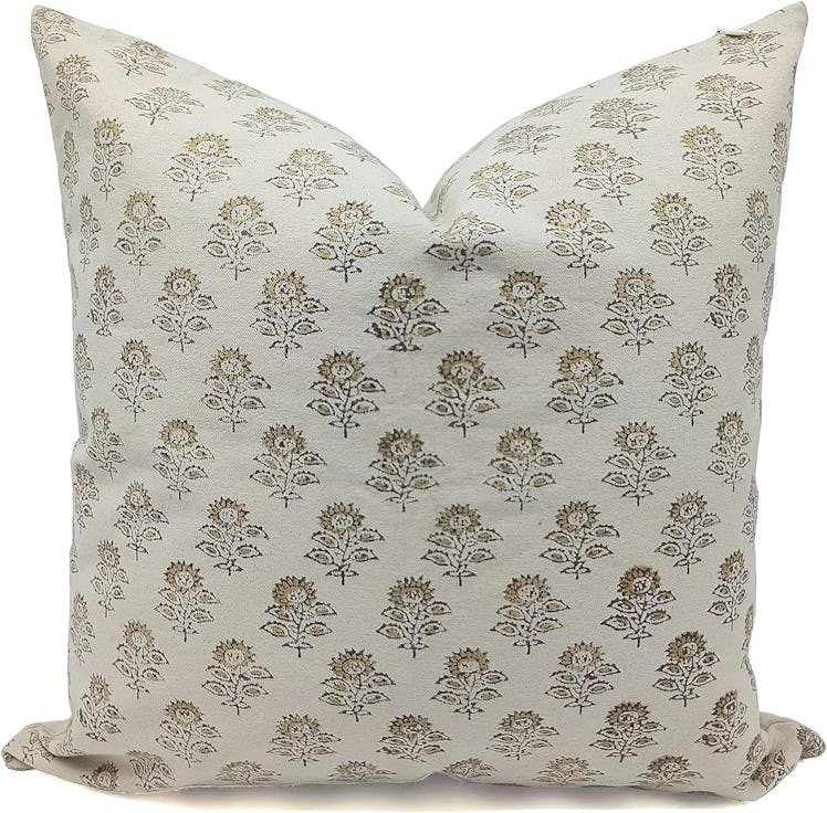 Fabritual Thick Cotton Throw Pillow Cover