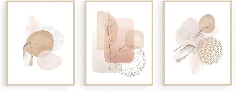 ASTRDECOR - Set of 3 Abstract Art Prints