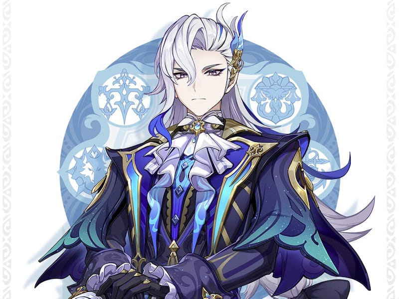Neuvillette Genshin Impact 4.0 official art