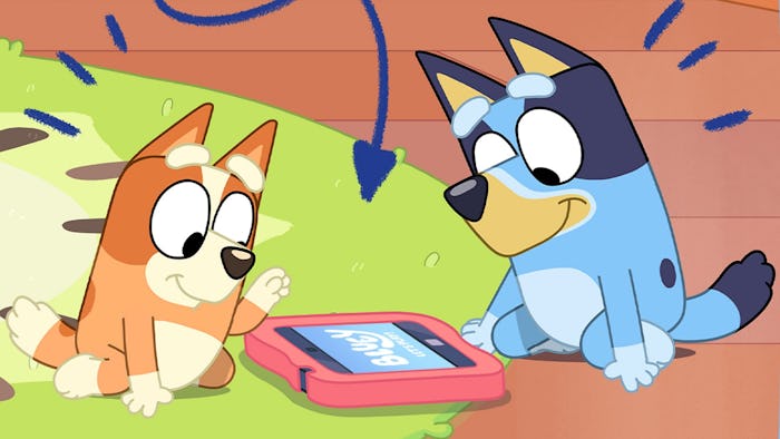 The 'Bluey' Let's Play app is available to download for free.