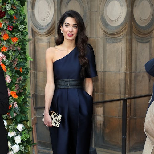 George Clooney and Amal Clooney attend the People's Postcode Lottery Charity Gala at McEwan Hall on ...