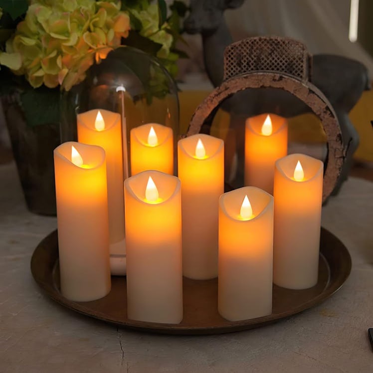 Amagic Flickering Flameless Candles (Set of 8) 
