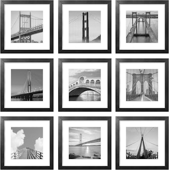 Annecy 12x12 Gallery Wall Frame Set 0f 9