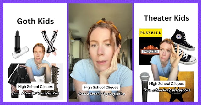 A high school teacher is going viral for breaking down a few of the quintessential high school cliqu...