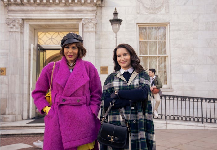 Charlotte and Lisa Todd Wexley showing up to school pickup in their best looks