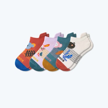 Youth Forest Friends Ankle Socks (4-Pack)
