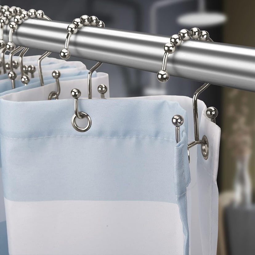 Titanker Shower Curtain Hooks (12-Pieces)