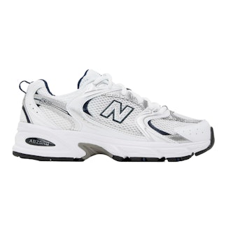 New Balance White & Indigo 530 Sneakers