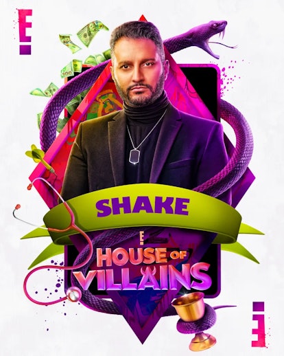 The new reality show 'House of Villains' includes Shake from 'Love Is Blind.'