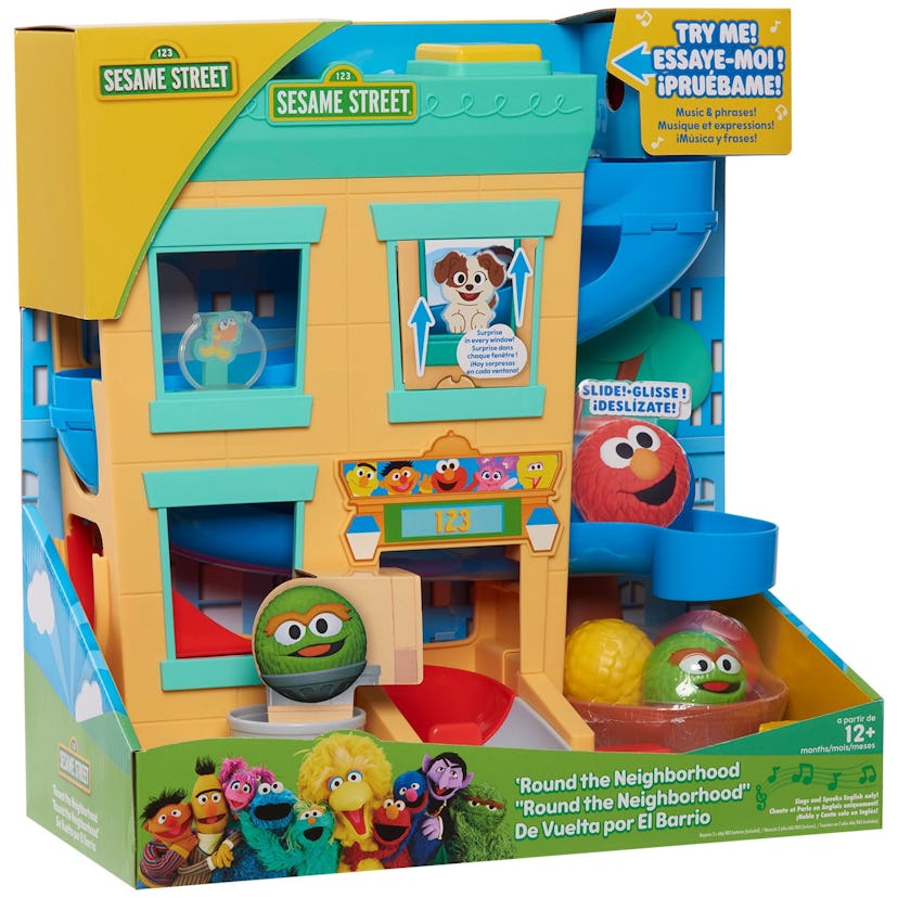 Sesame Street 'Round the Neighborhood 4-piece Ball Drop Playset