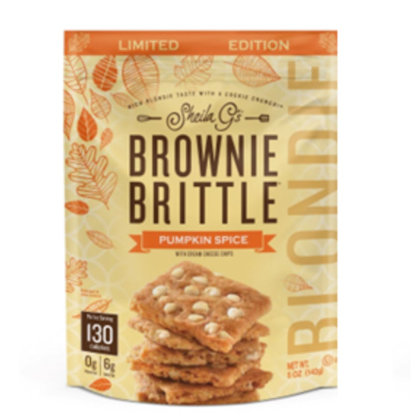 pumpkin spice brownie brittle