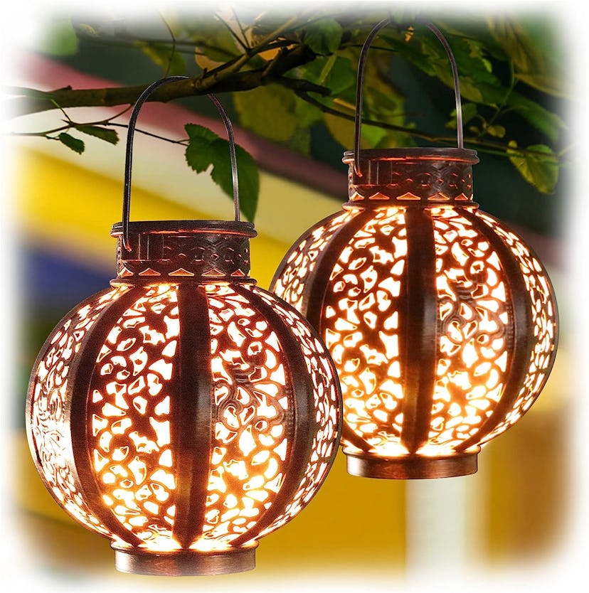 MAGGIFT Hanging Solar Lights (2-Pack)