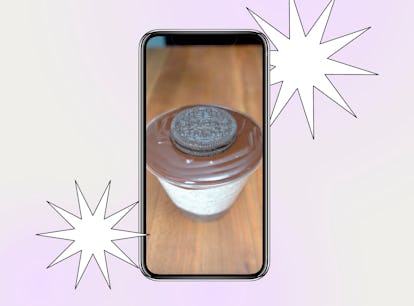 A TikToker shares his recipe using Oreos on TikTok to make a cream cup. 