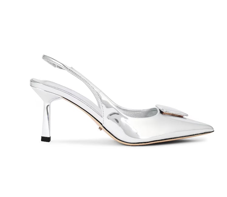 Tony Bianco silver heels