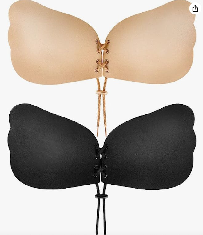 Cmojsk Backless Adhesive Bra (2-Pack)