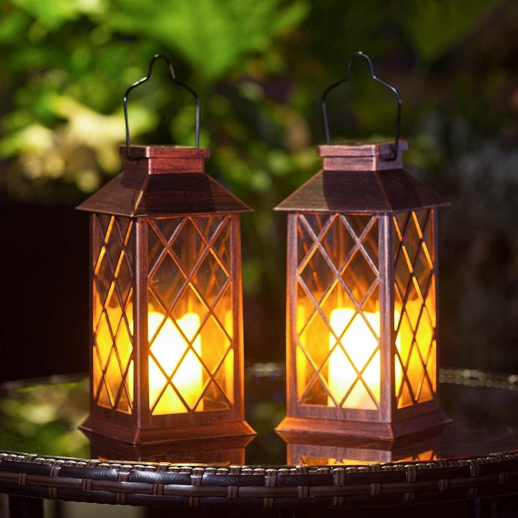 HOMEIMPRO Solar Garden Lanterns (2-Pack)