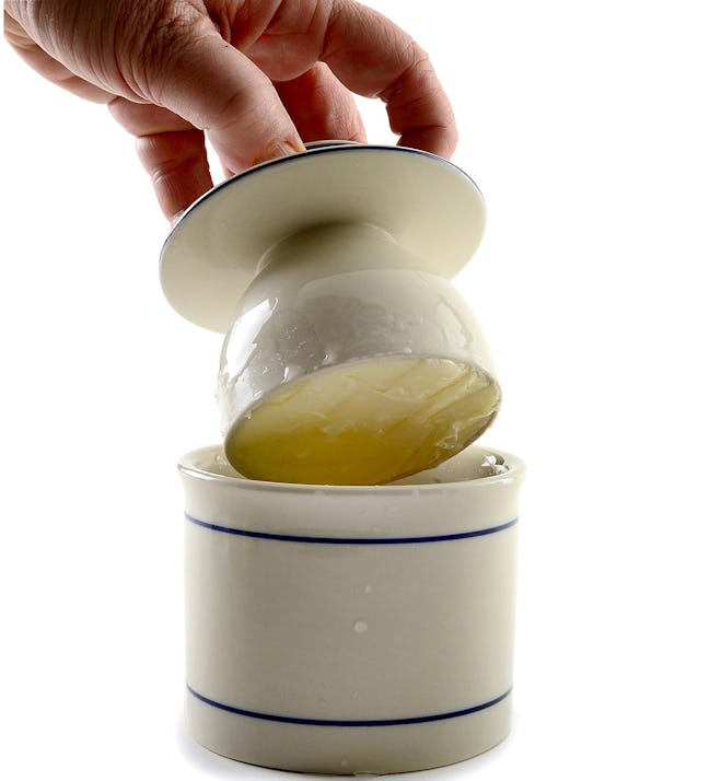 Norpro Glazed Stoneware Butter Keeper