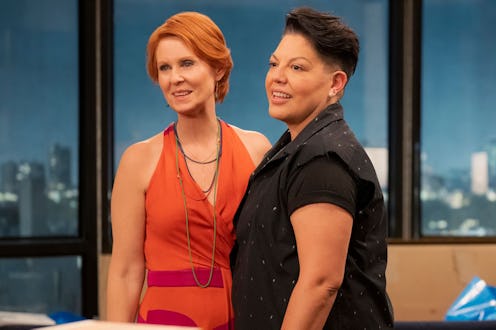 miranda hobbes and che diaz on and just like that